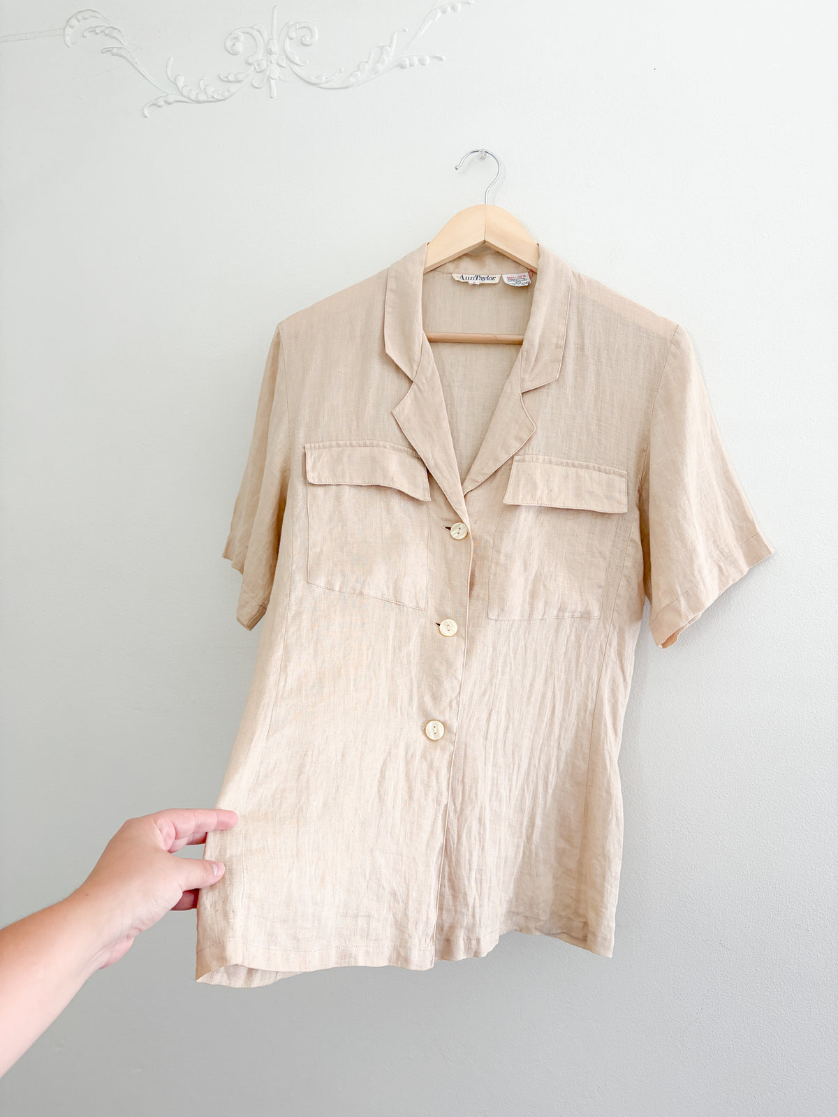 Vintage Ann Taylor Button Up (8)