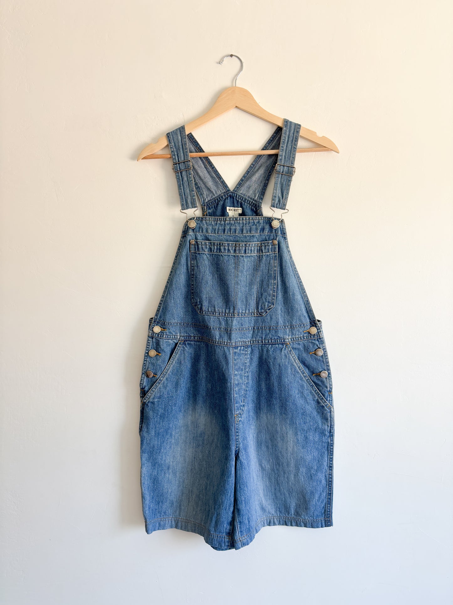 Vintage Cherokee denim shortalls (S)