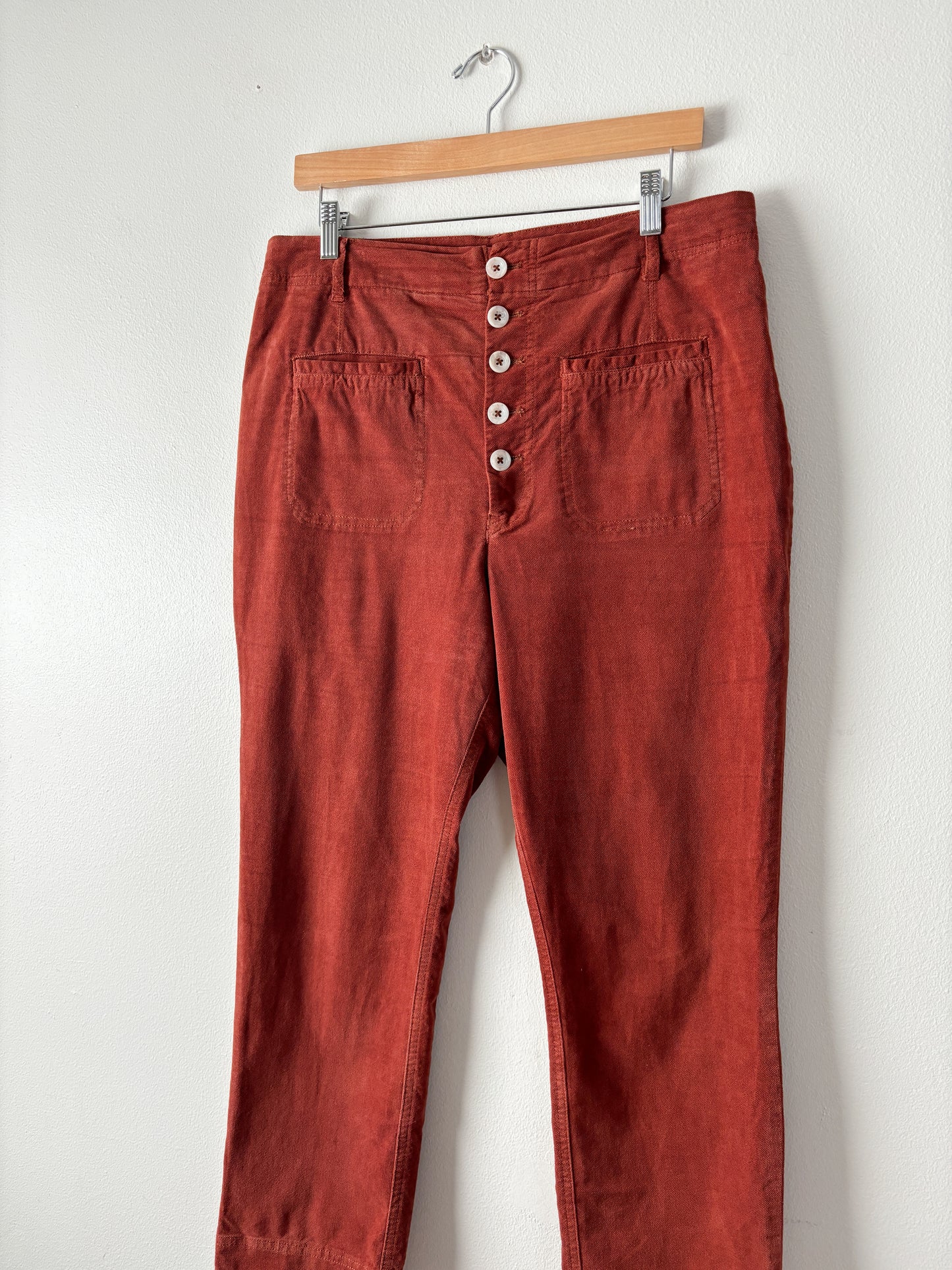 Free people button fly pants