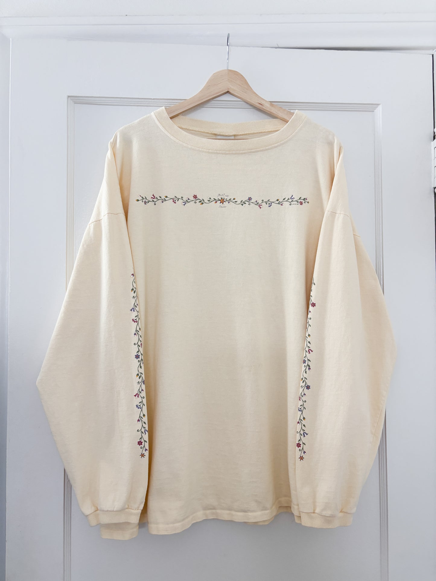 Vintage Floral Pullover (XL)