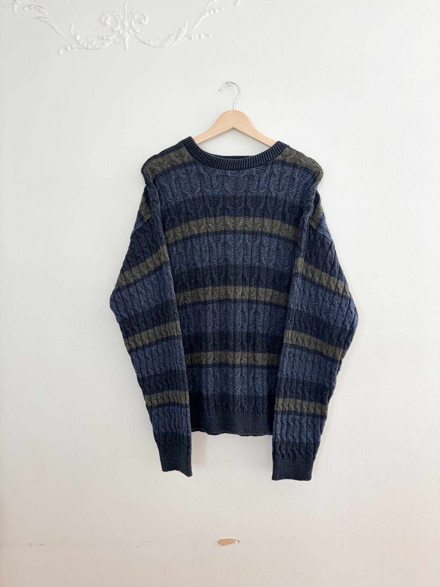 Vintage Striped Sweater (M)