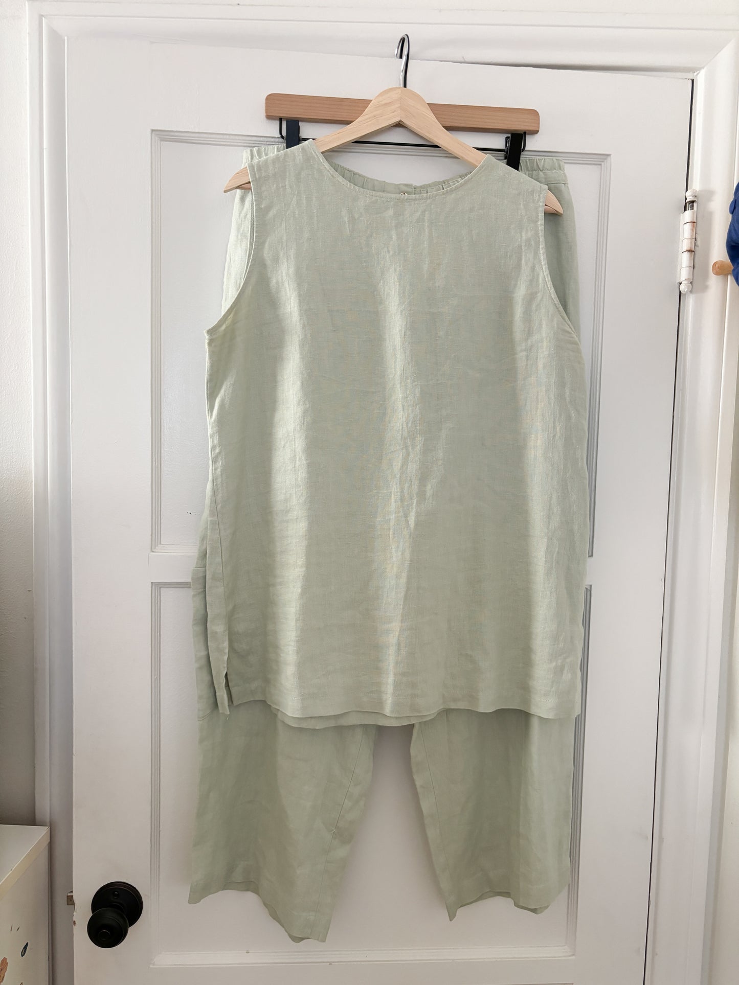 Vintage Linen Sage Set (M/L)