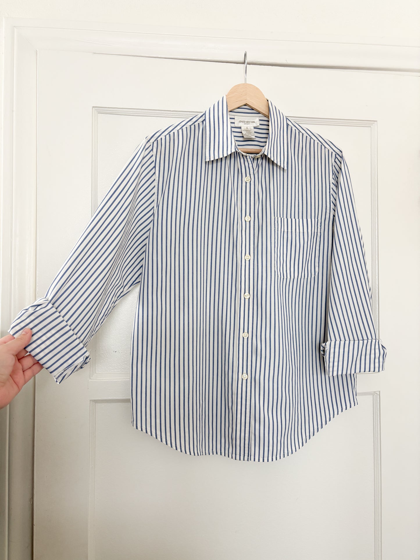 Vintage Jones NY Striped Button Up (M/L)