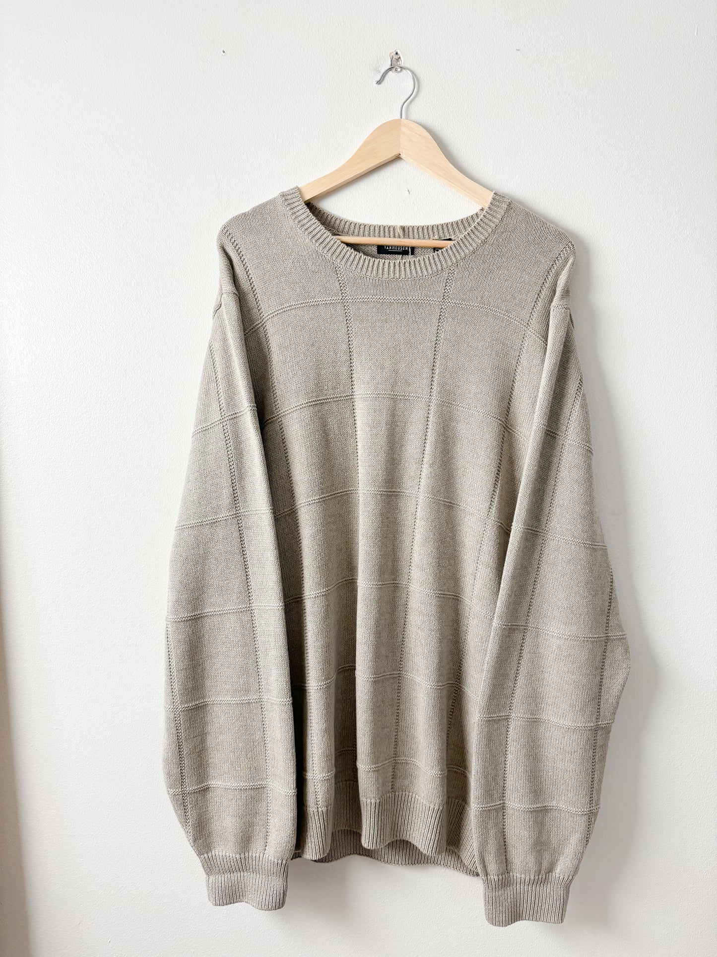 Van Heusen Window Pane Sweater (XXL)
