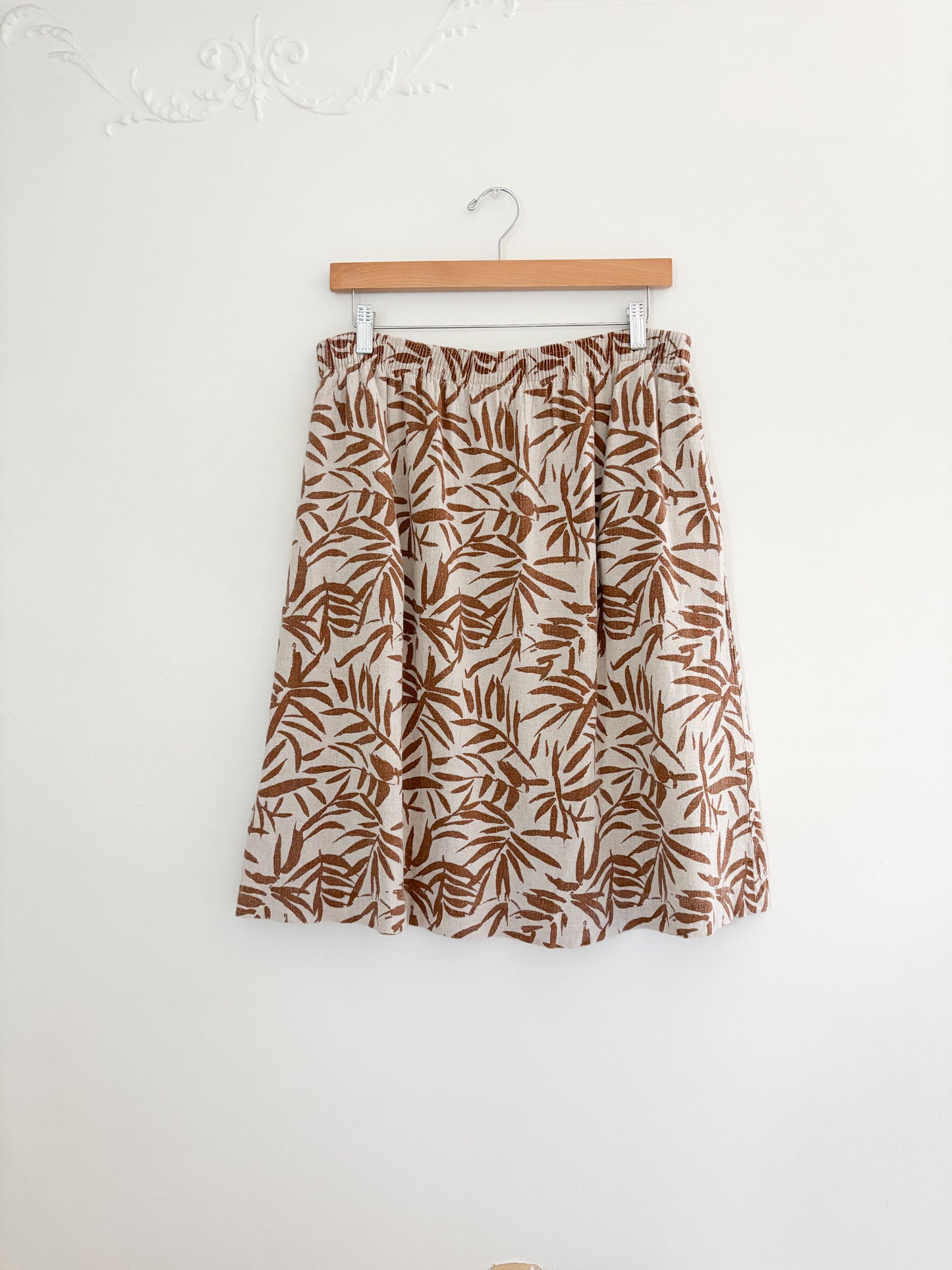 Vintage Linen Easy Skirt