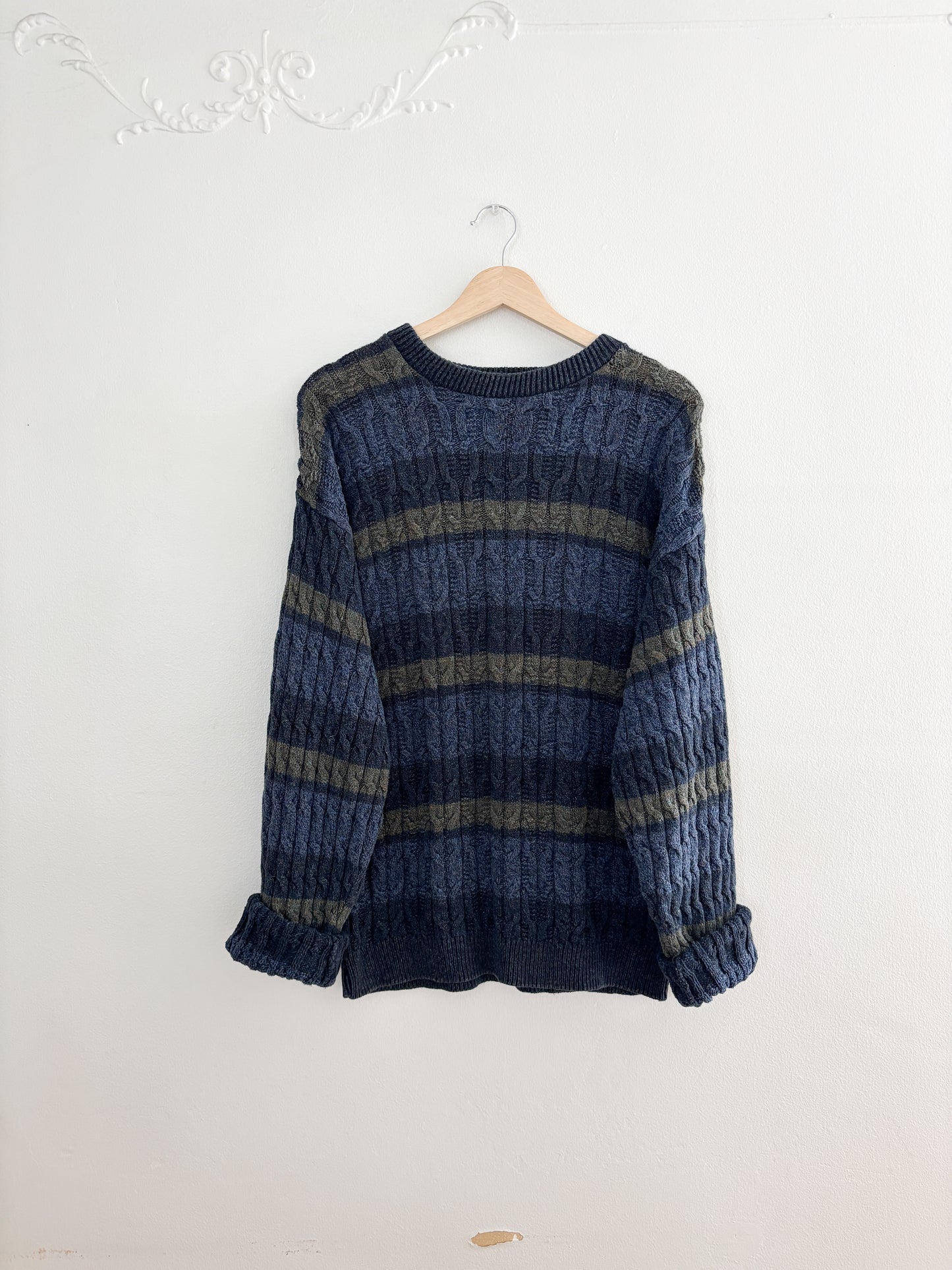 Vintage Striped Sweater (M)