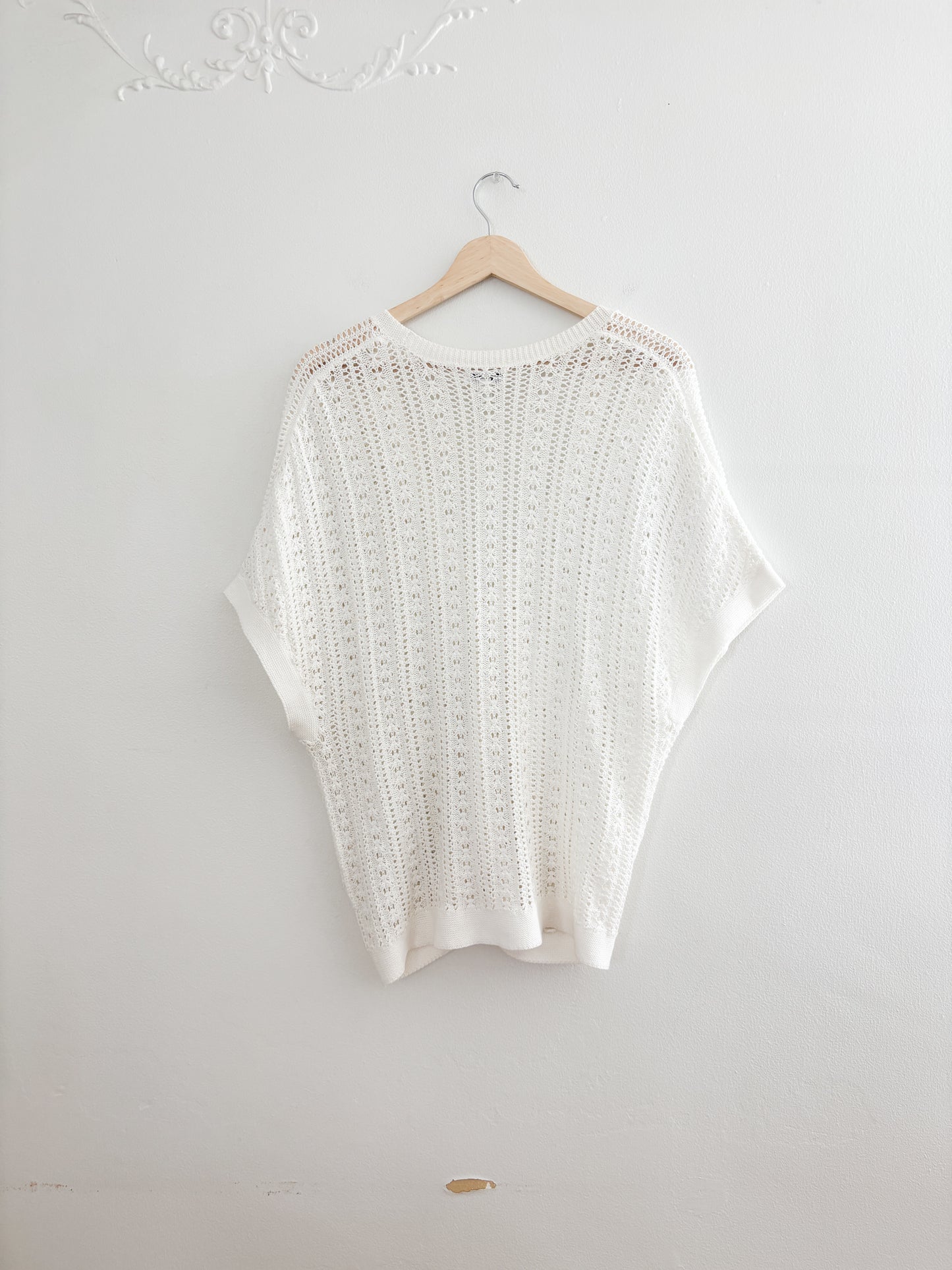 Vintage Croft & Barrow Crochet Cardigan (XL)