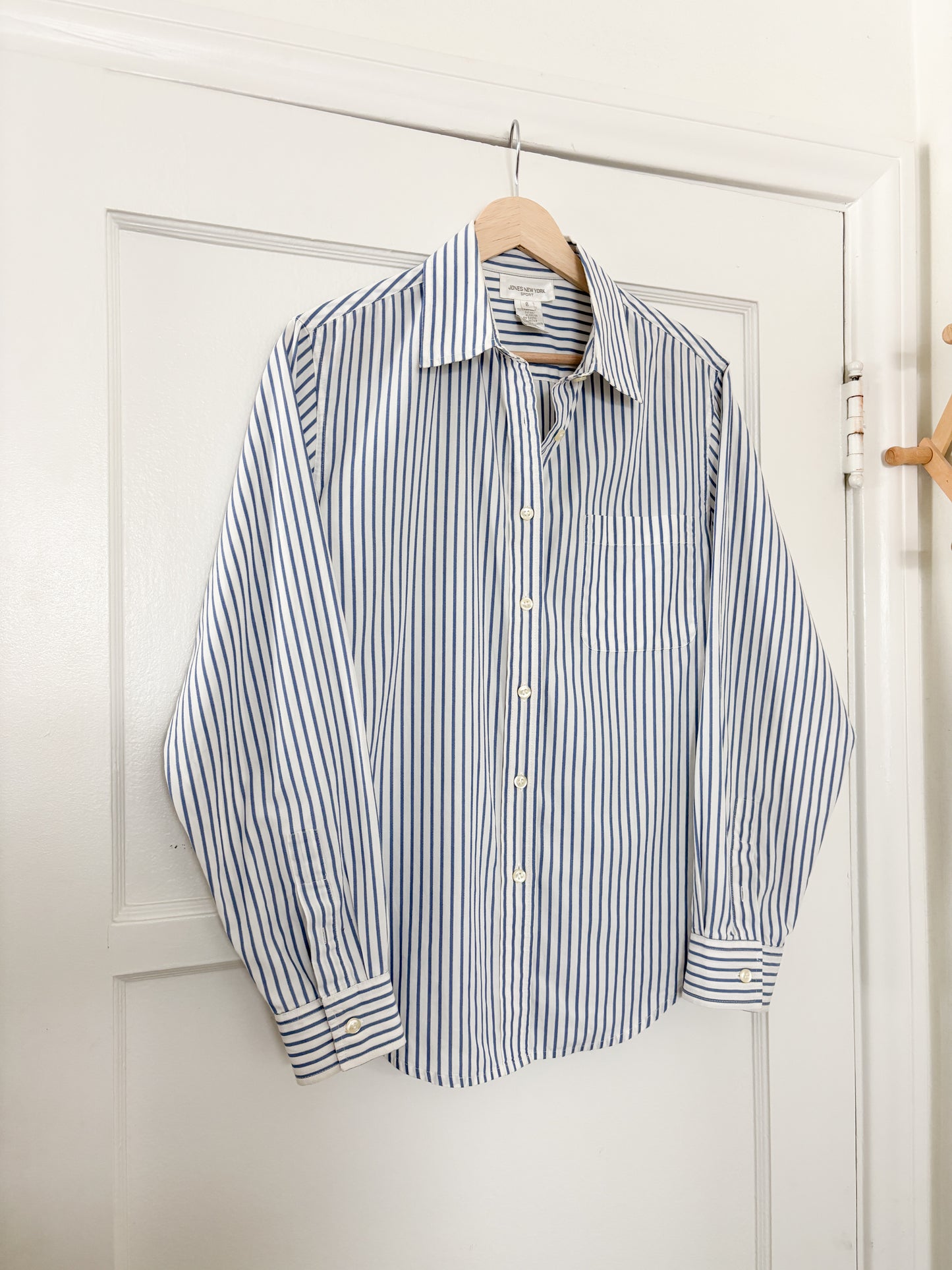 Vintage Jones NY Striped Button Up (M/L)