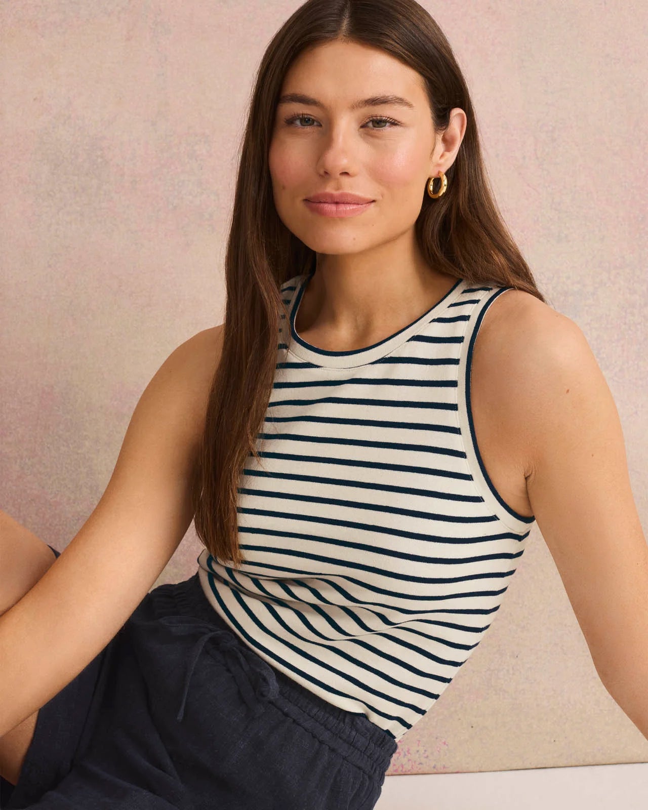 Splendid Striped Tank Top (M)