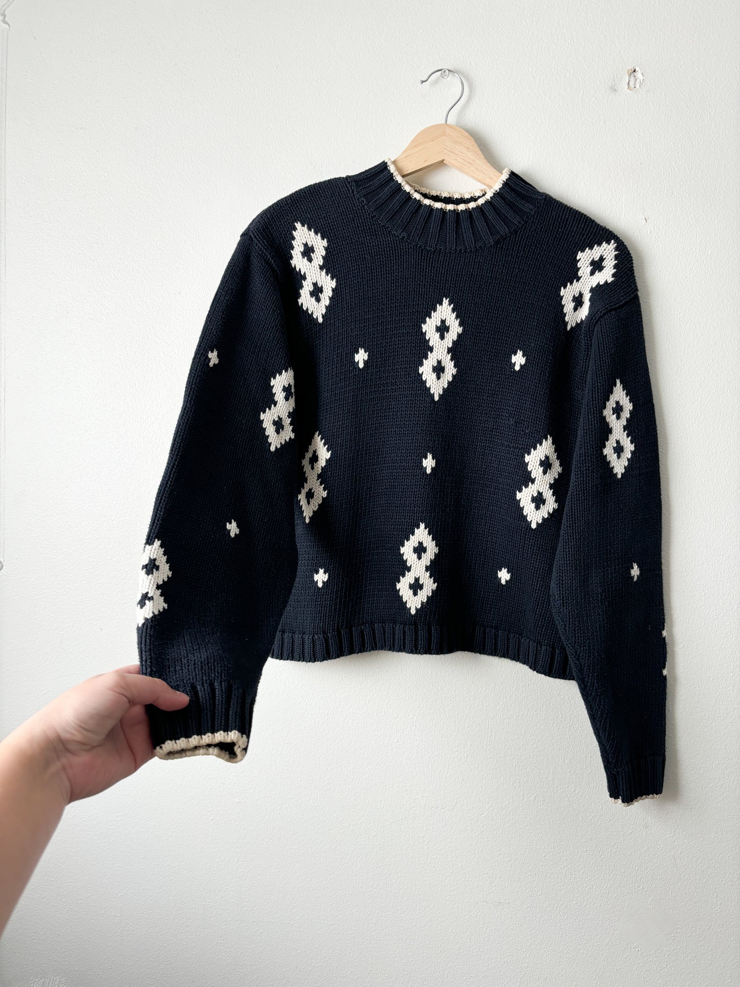 Vintage Liz Claiborne Patterned Sweater