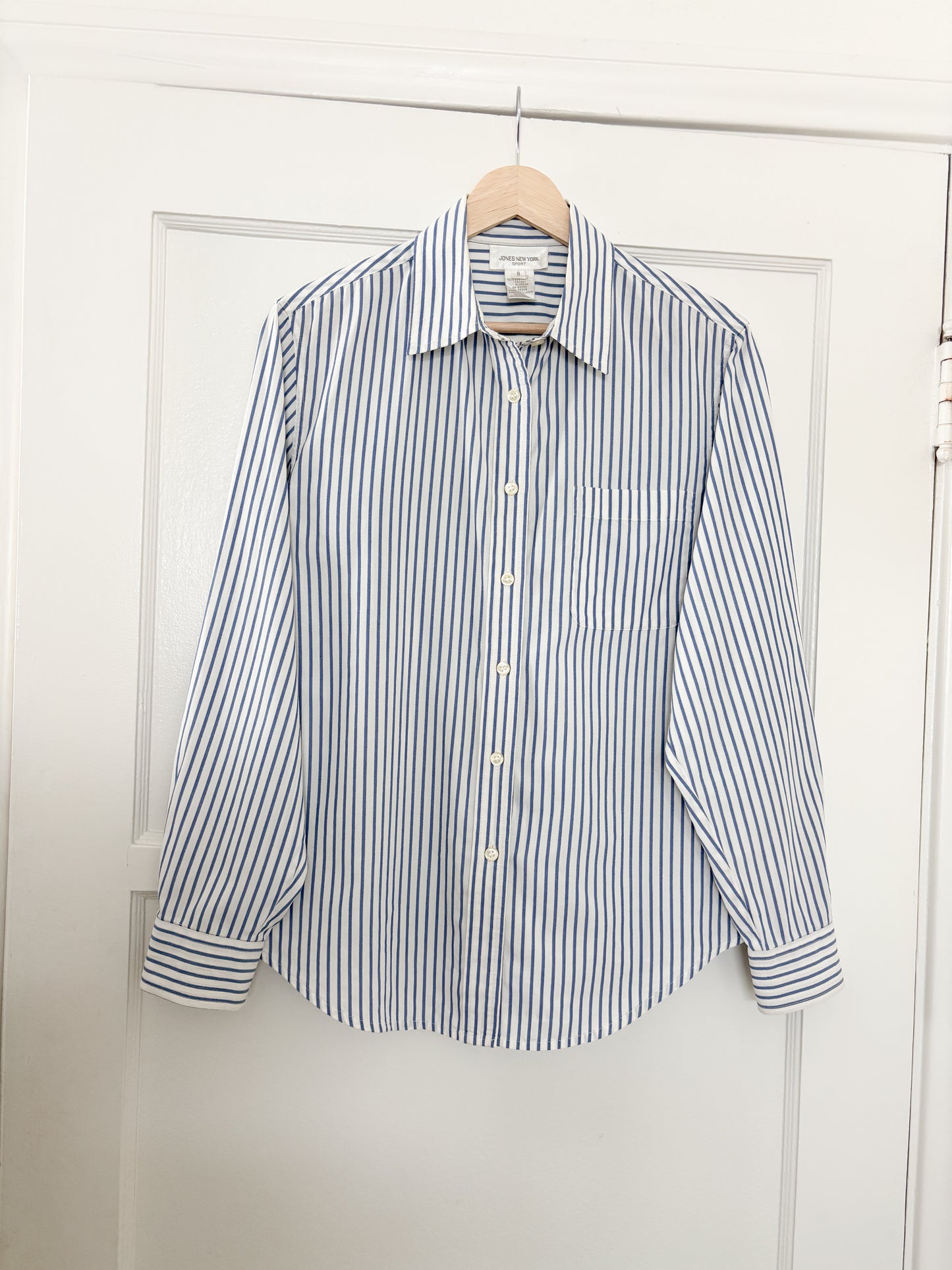 Vintage Jones NY Striped Button Up (M/L)