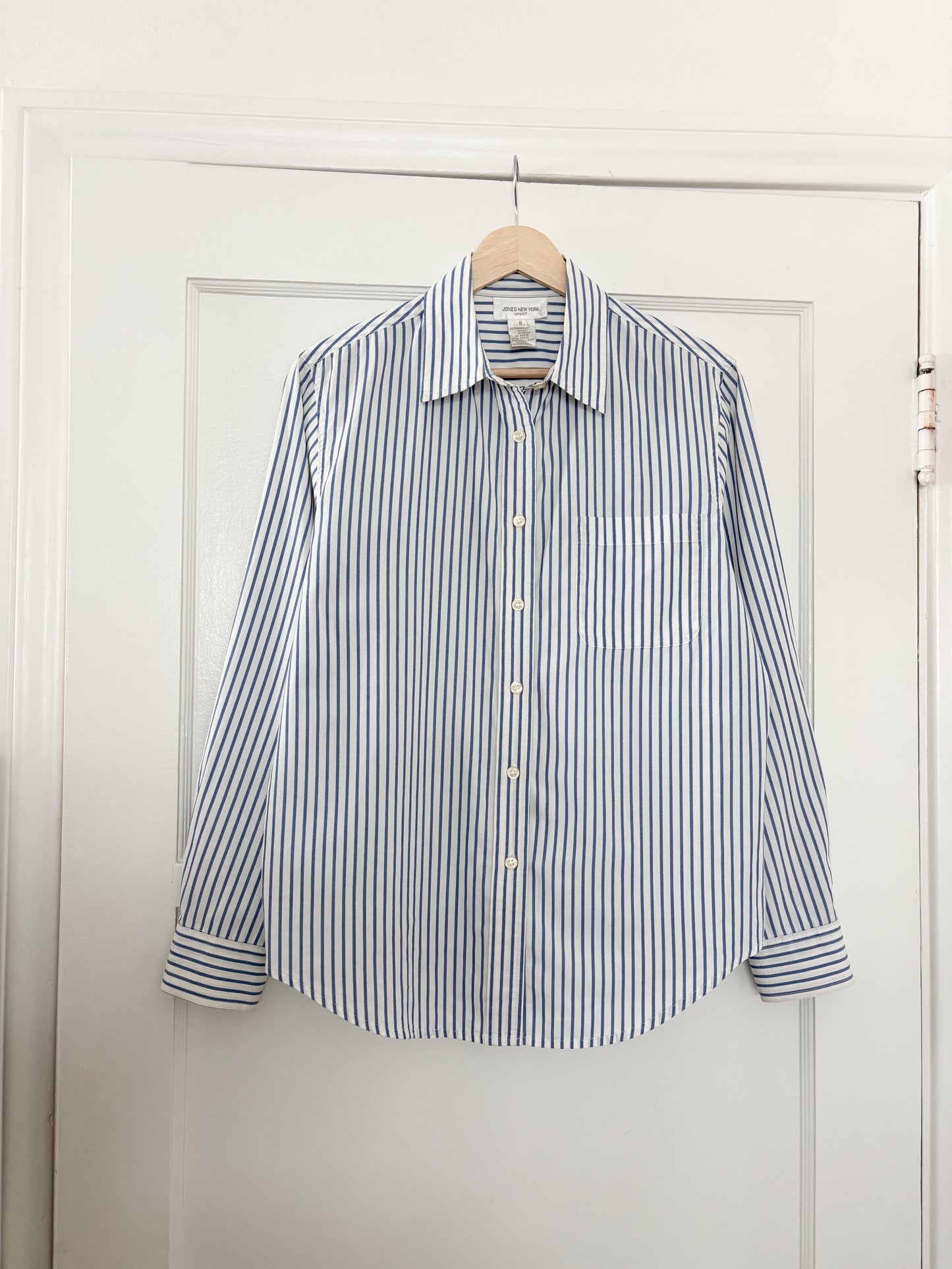 Vintage Jones NY Striped Button Up (M/L)