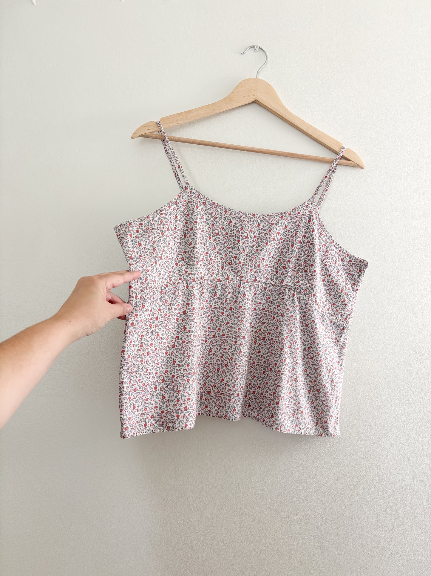 Vintage floral tank top (M/L)