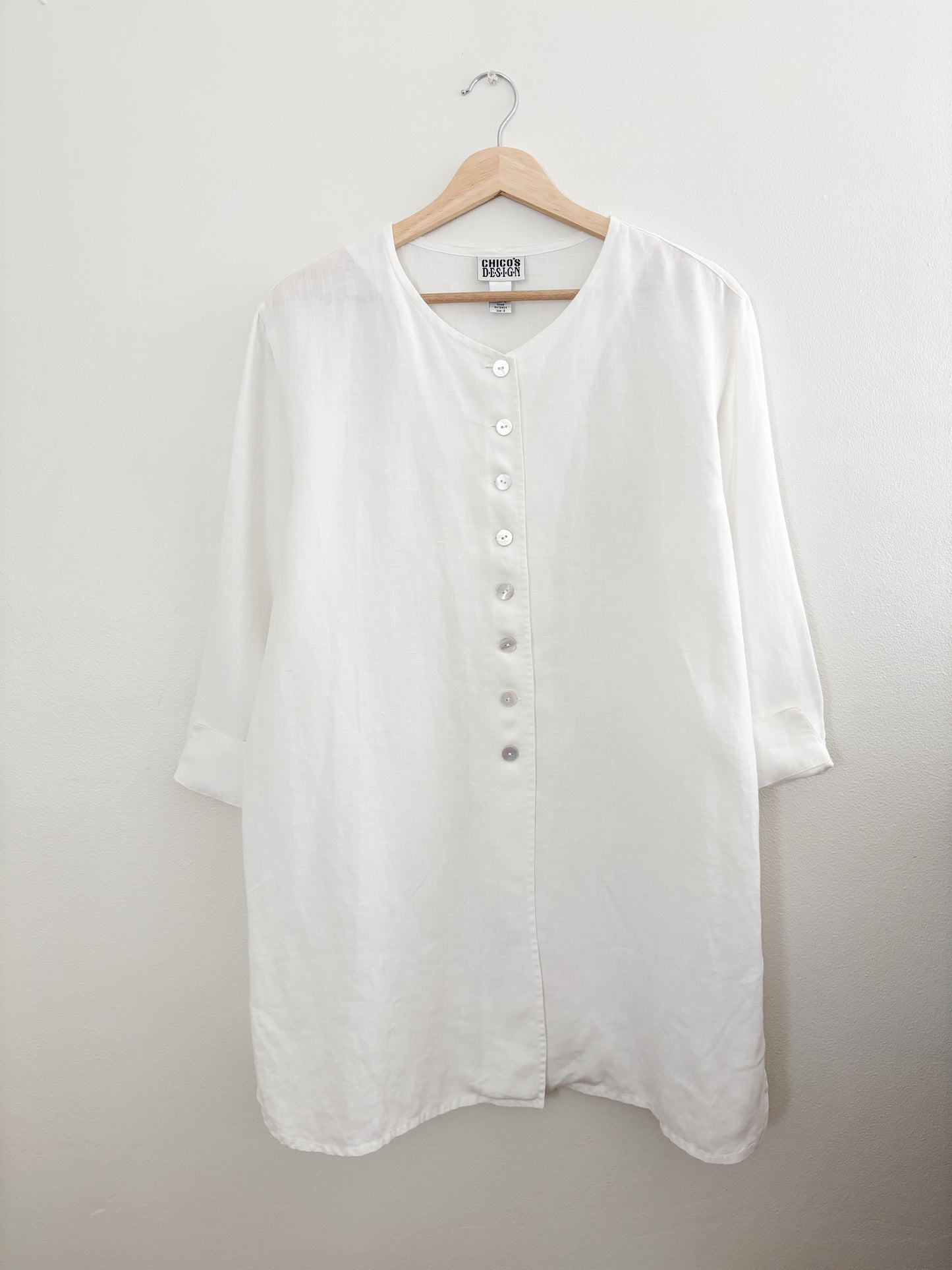 Vintage Chico’s Linen tunic (L)
