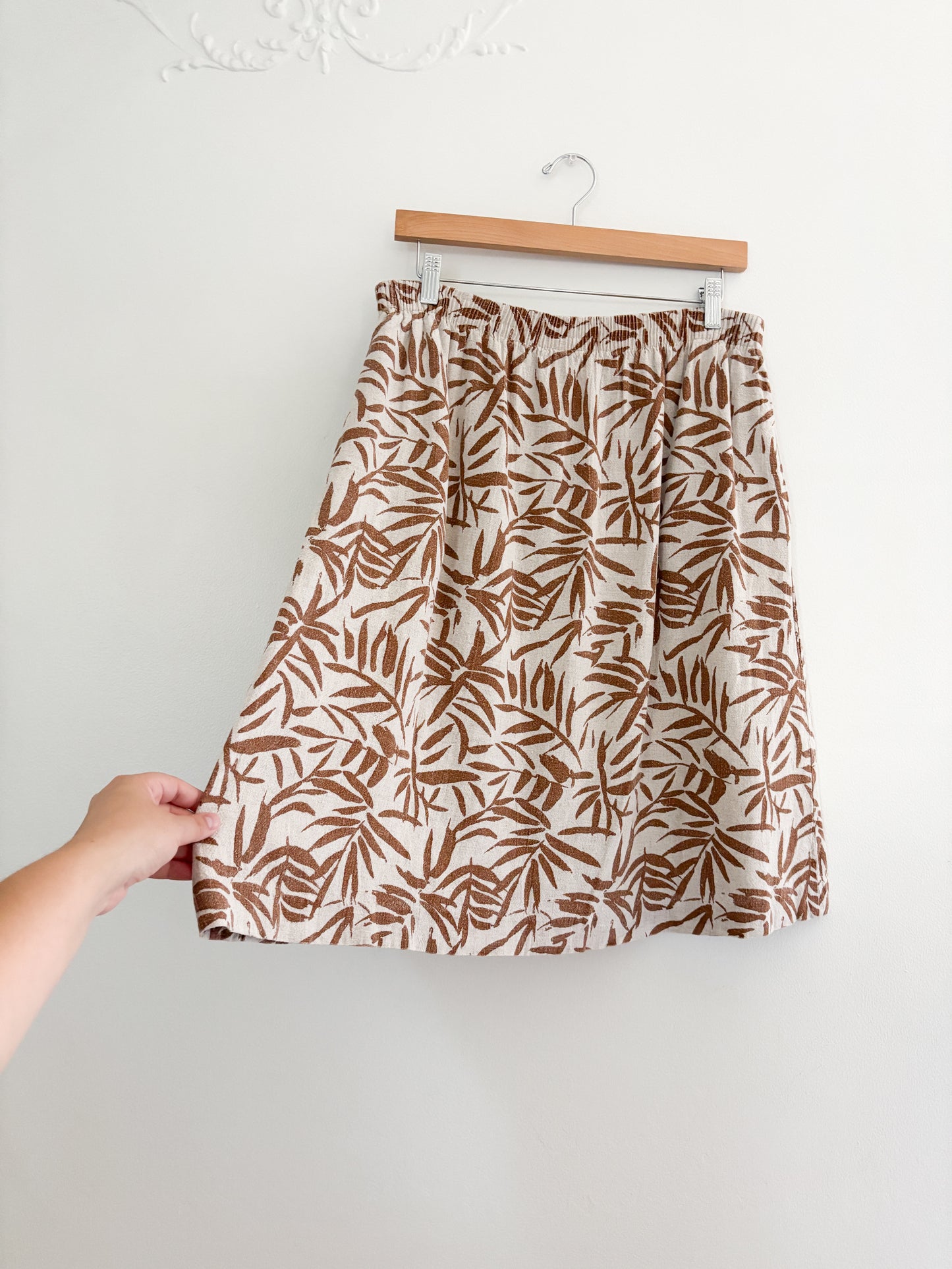 Vintage Linen Easy Skirt