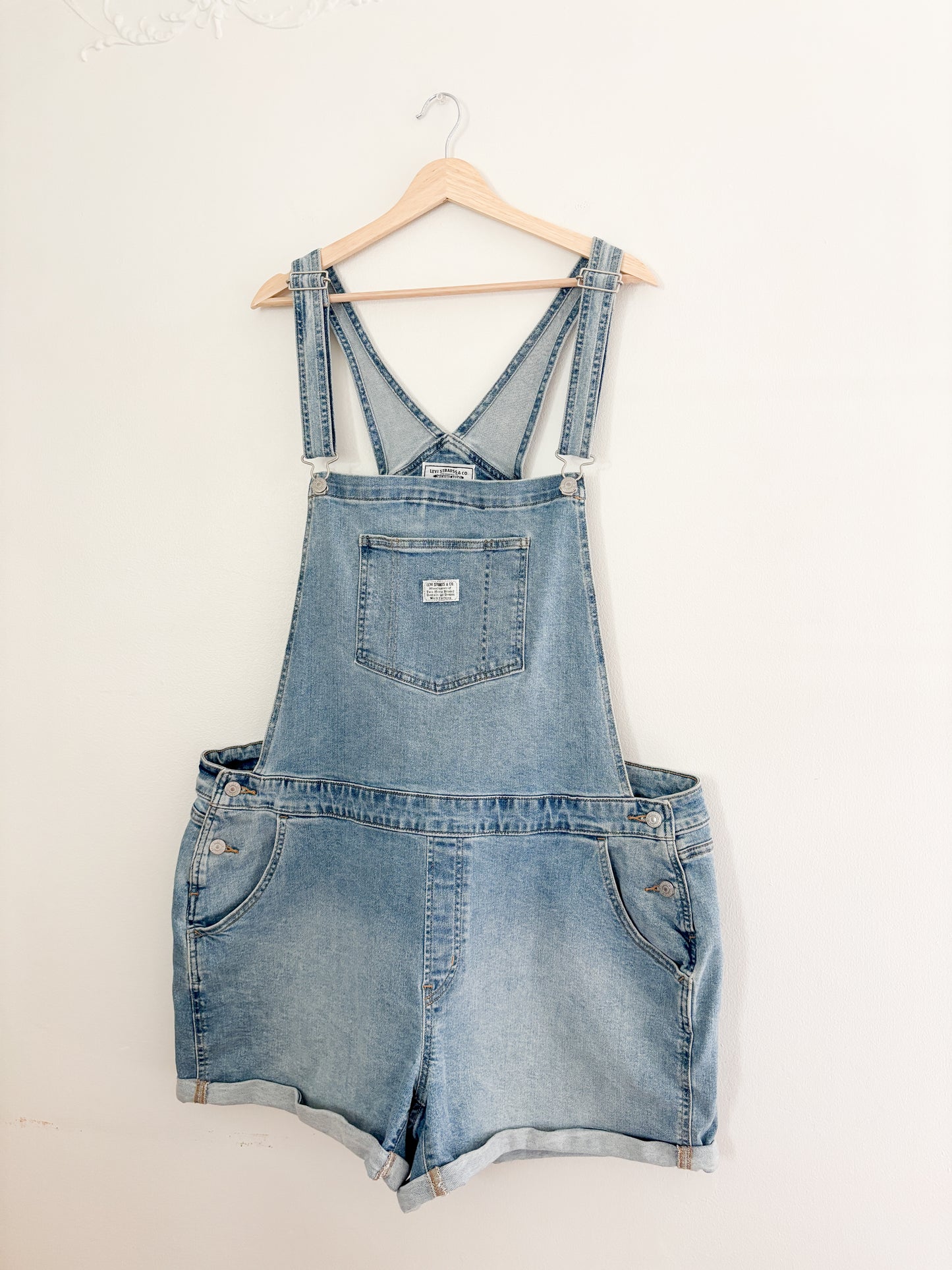 NWT Levis Denim Overalls (24W)