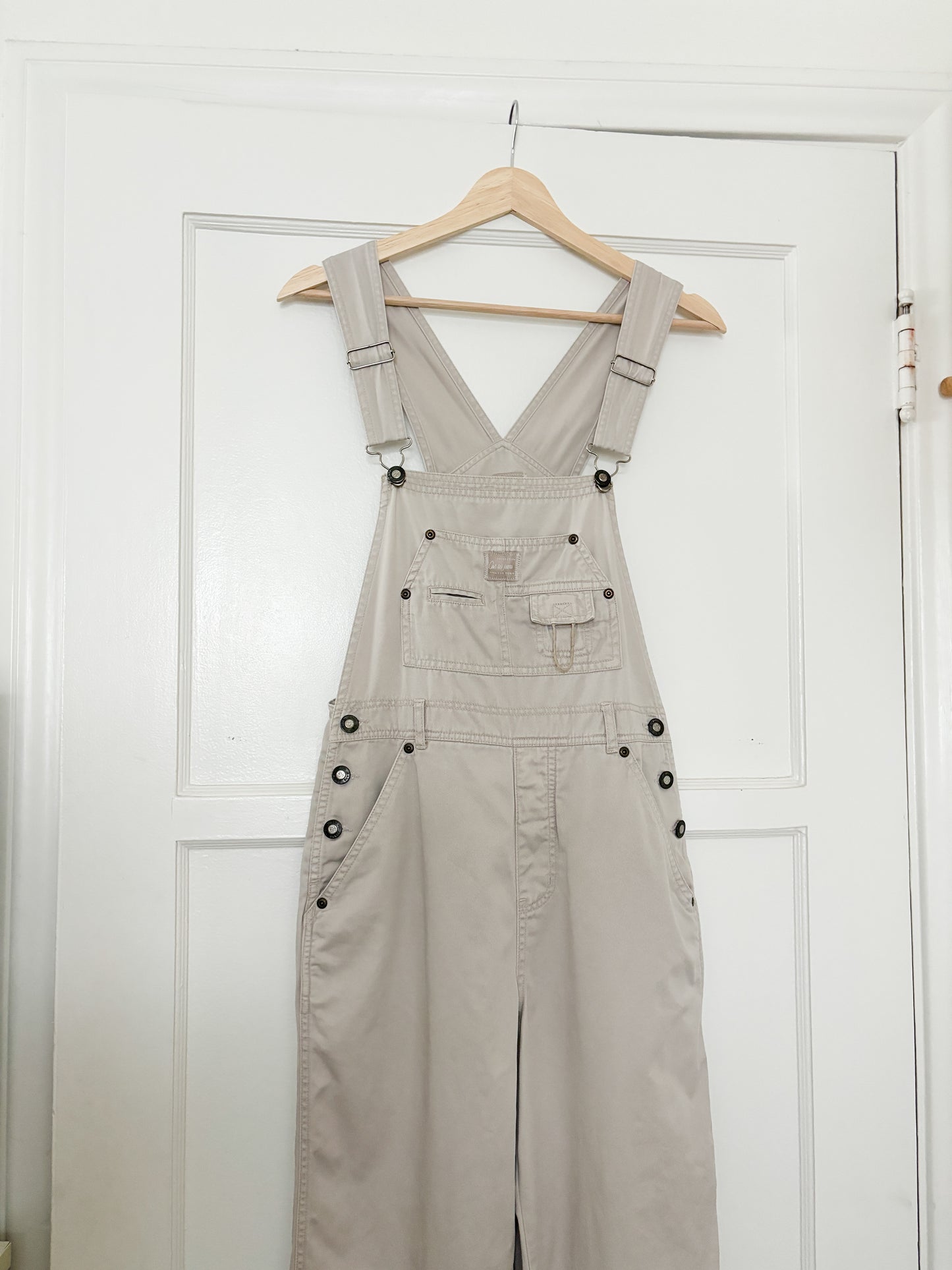 Vintage Khaki Overalls (S/M)
