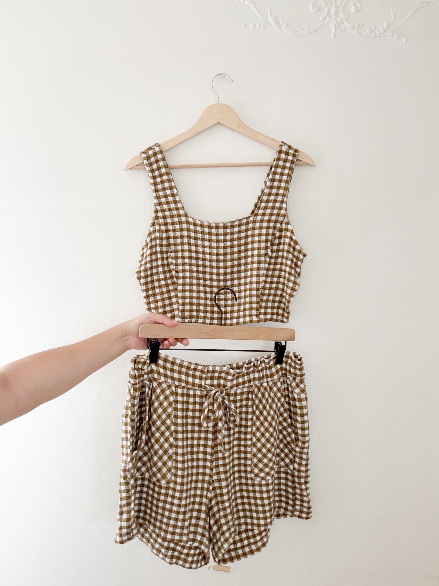 Carly Jean LA Gingham Set