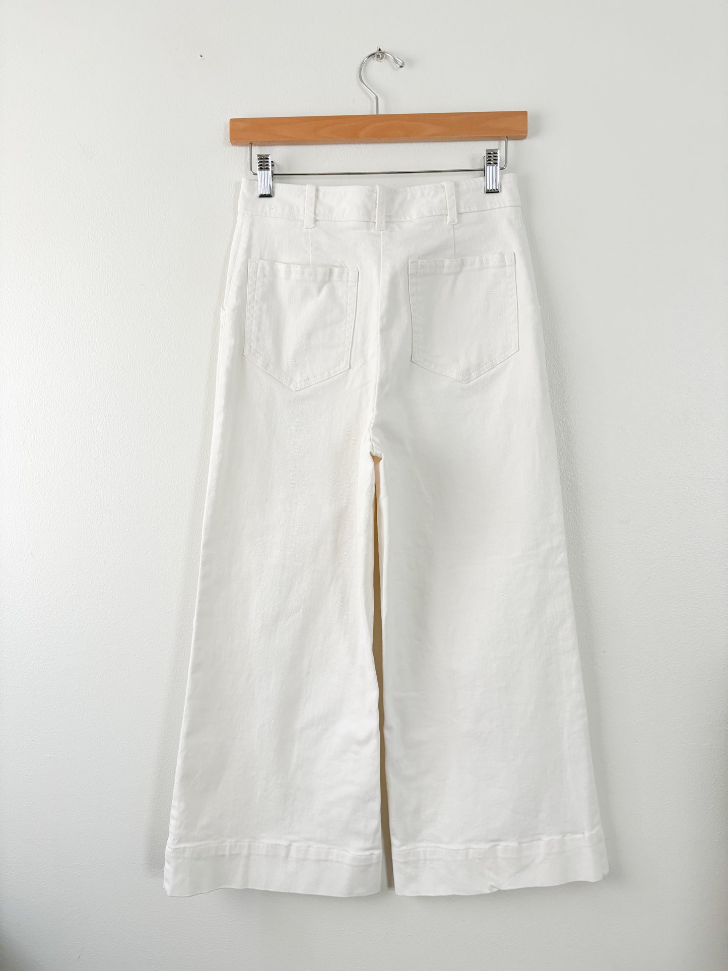 White Wide leg jeans