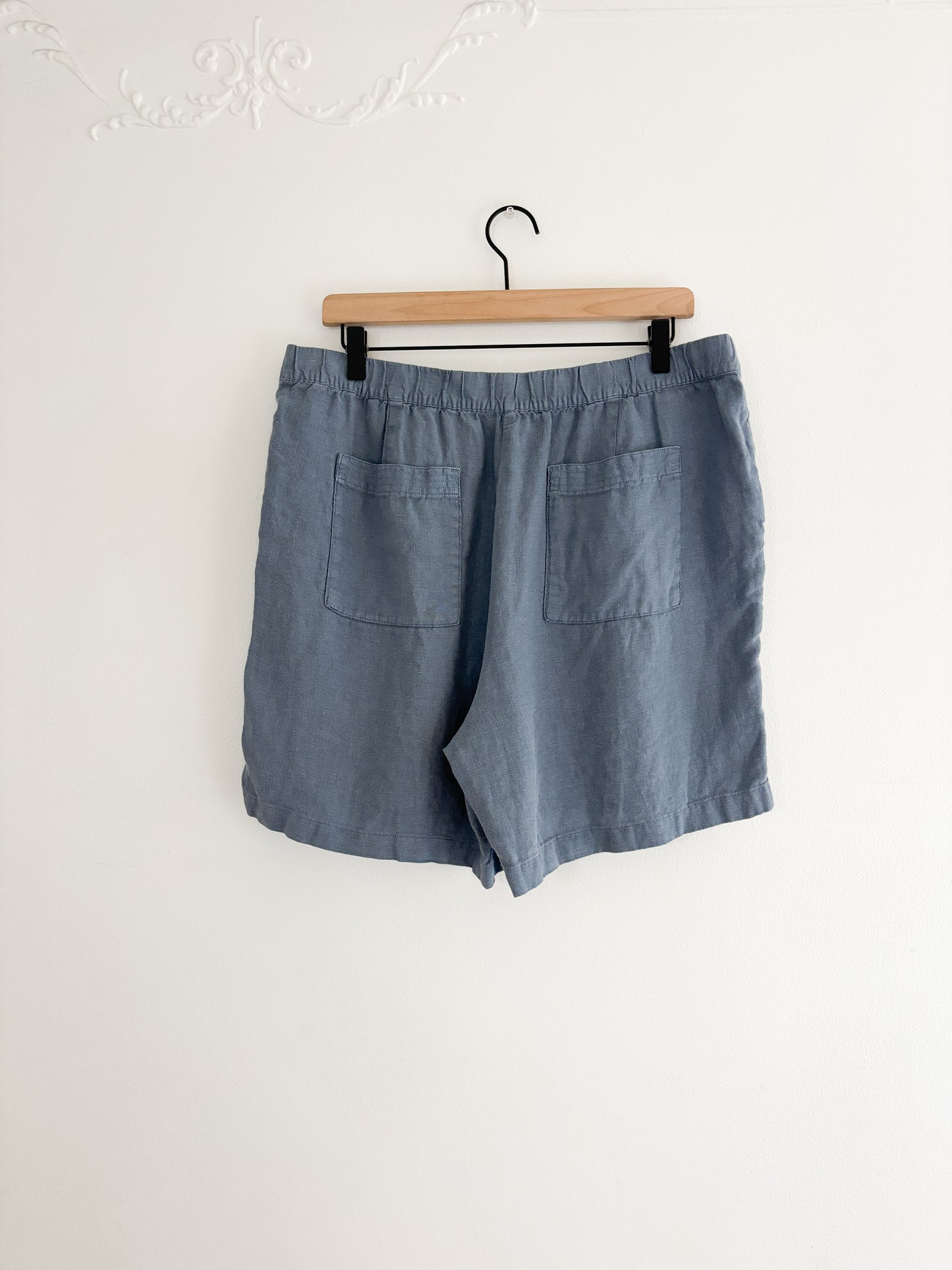 J Jill Linen Blue Shorts (L)