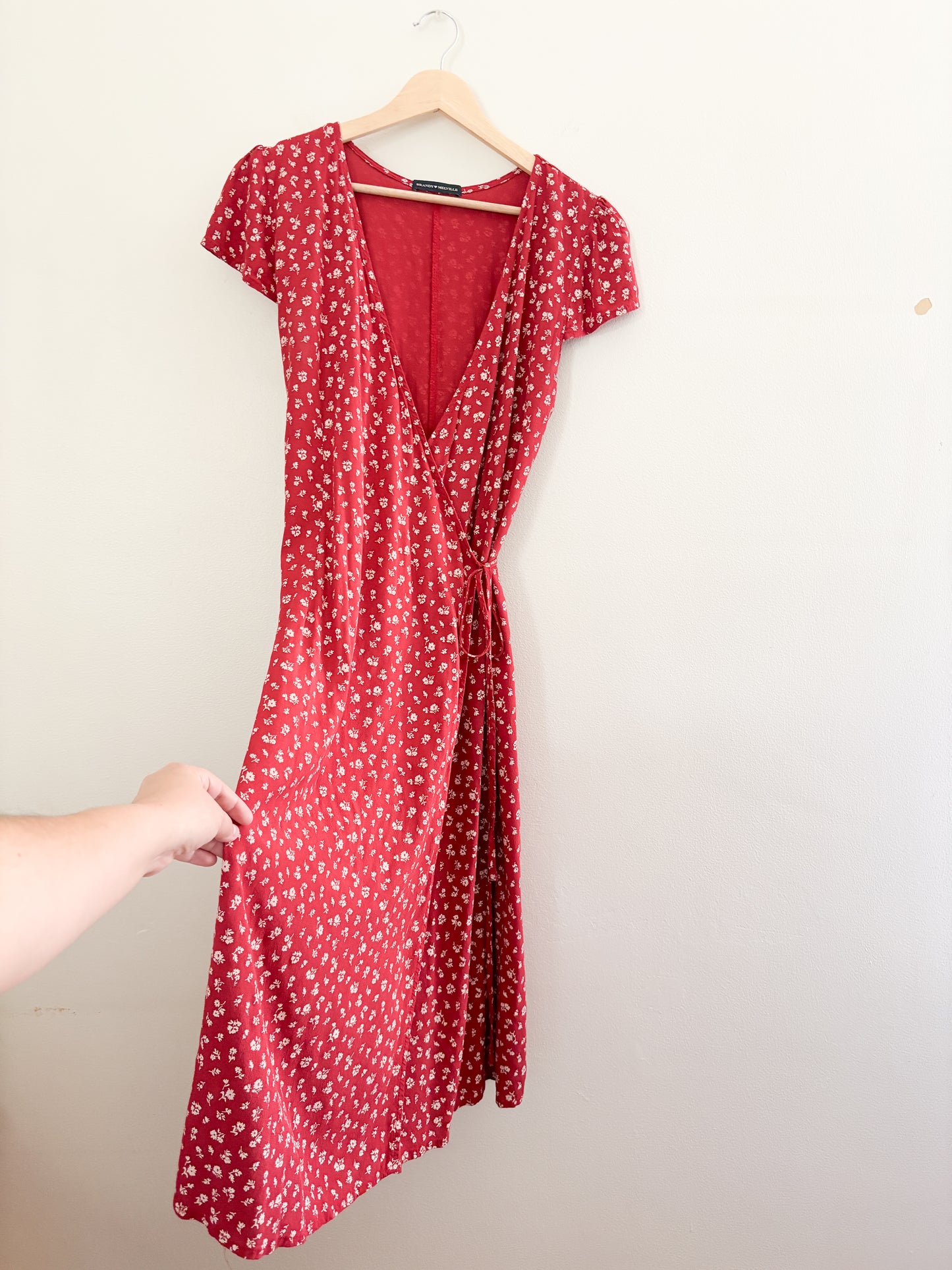 Brandy Mellville Floral Wrap dress (S/M)