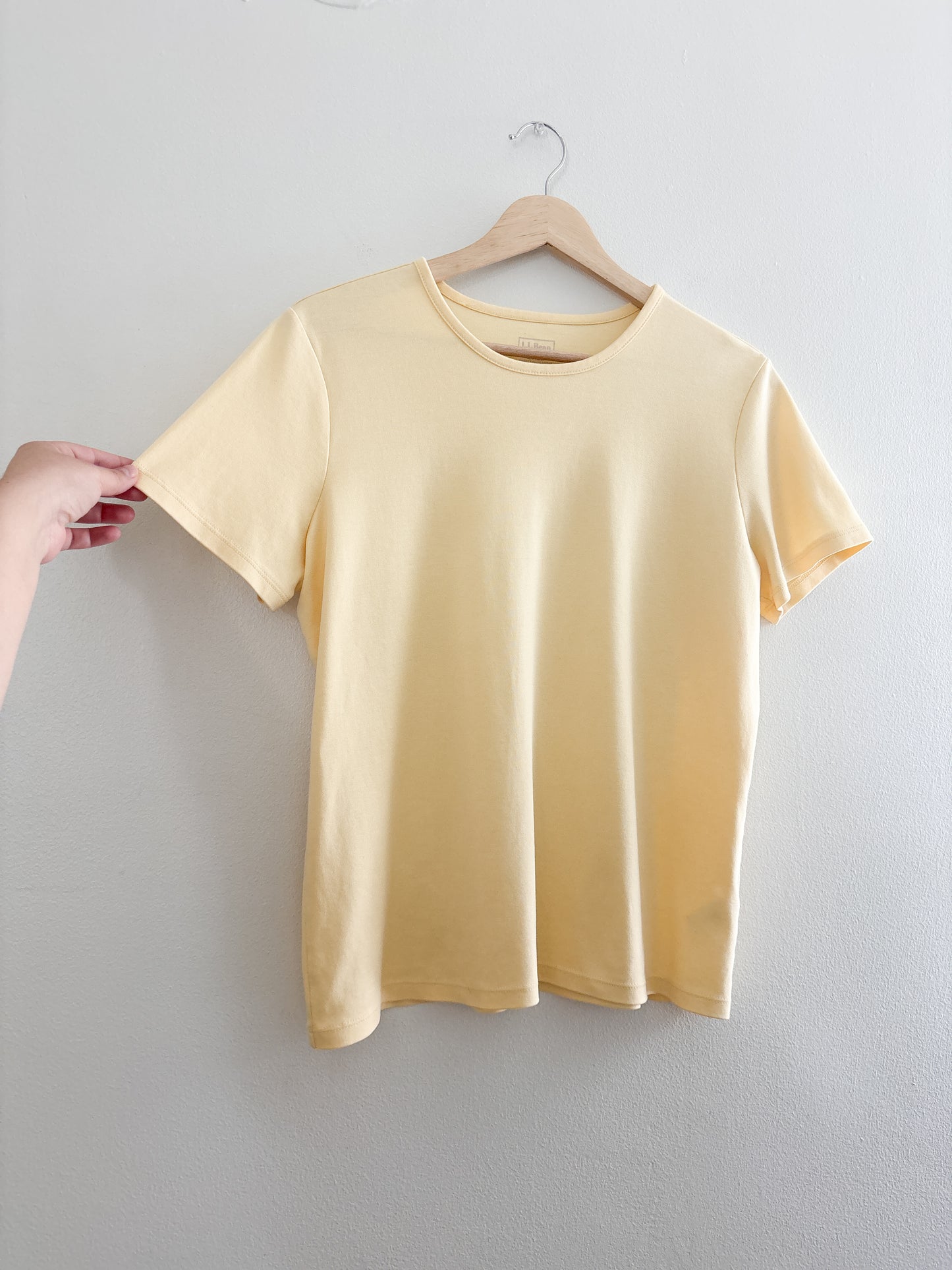 LL Bean Yellow Tee (L)