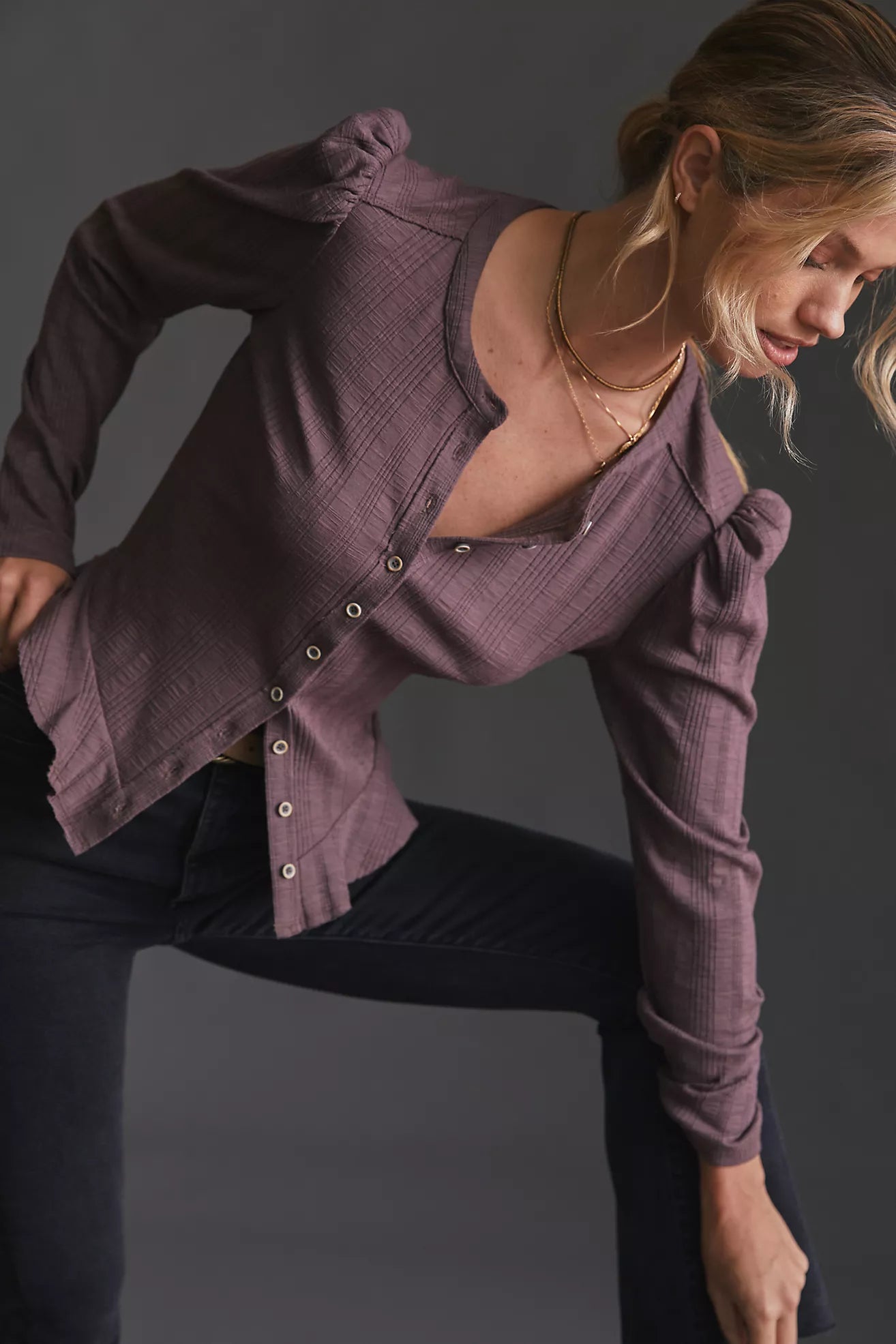 Pilcro Long Sleeve Top (S)