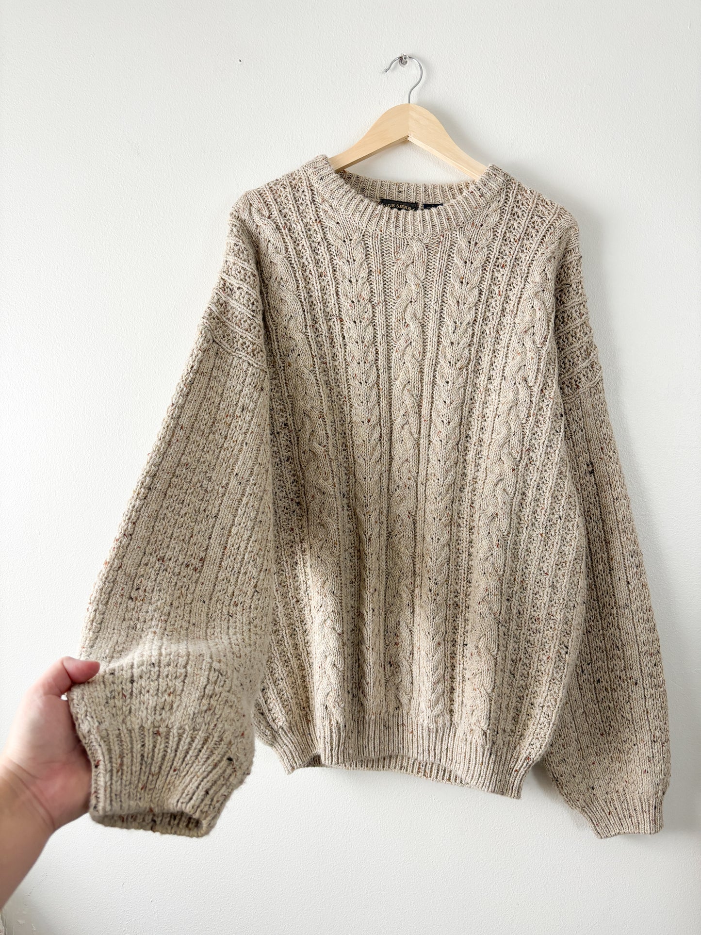 Vintage High Sierra Cableknit Sweater