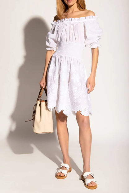 NWT Kate Spade Puff Sleeve Dress (M)