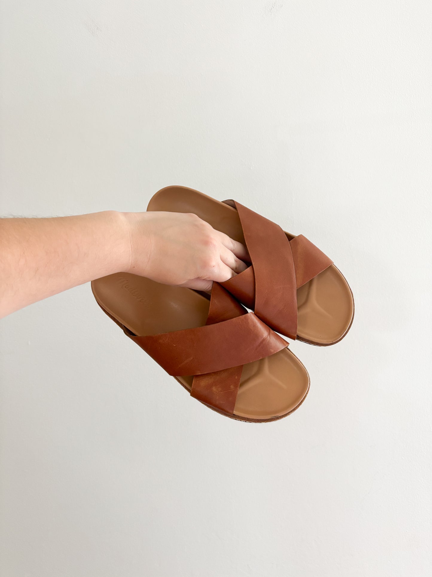 Madewell Dayna Lugsole Leather Sandal (8.5)