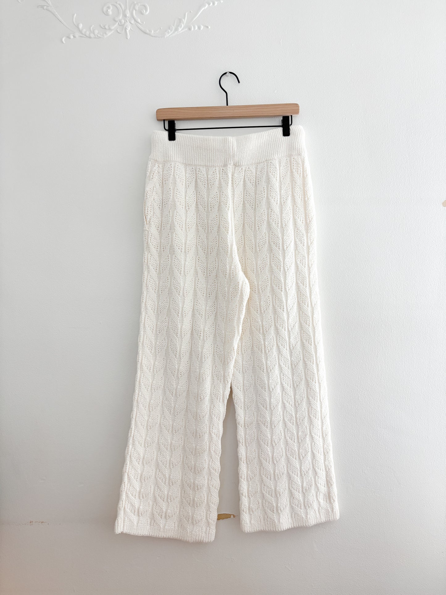 Eberjey Cable Knit Lounge Pants (M)