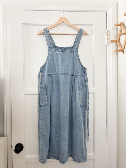 Denim Overall Dress (M)