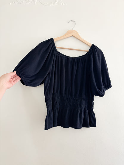 Loft Puff Sleeve Blouse (M)