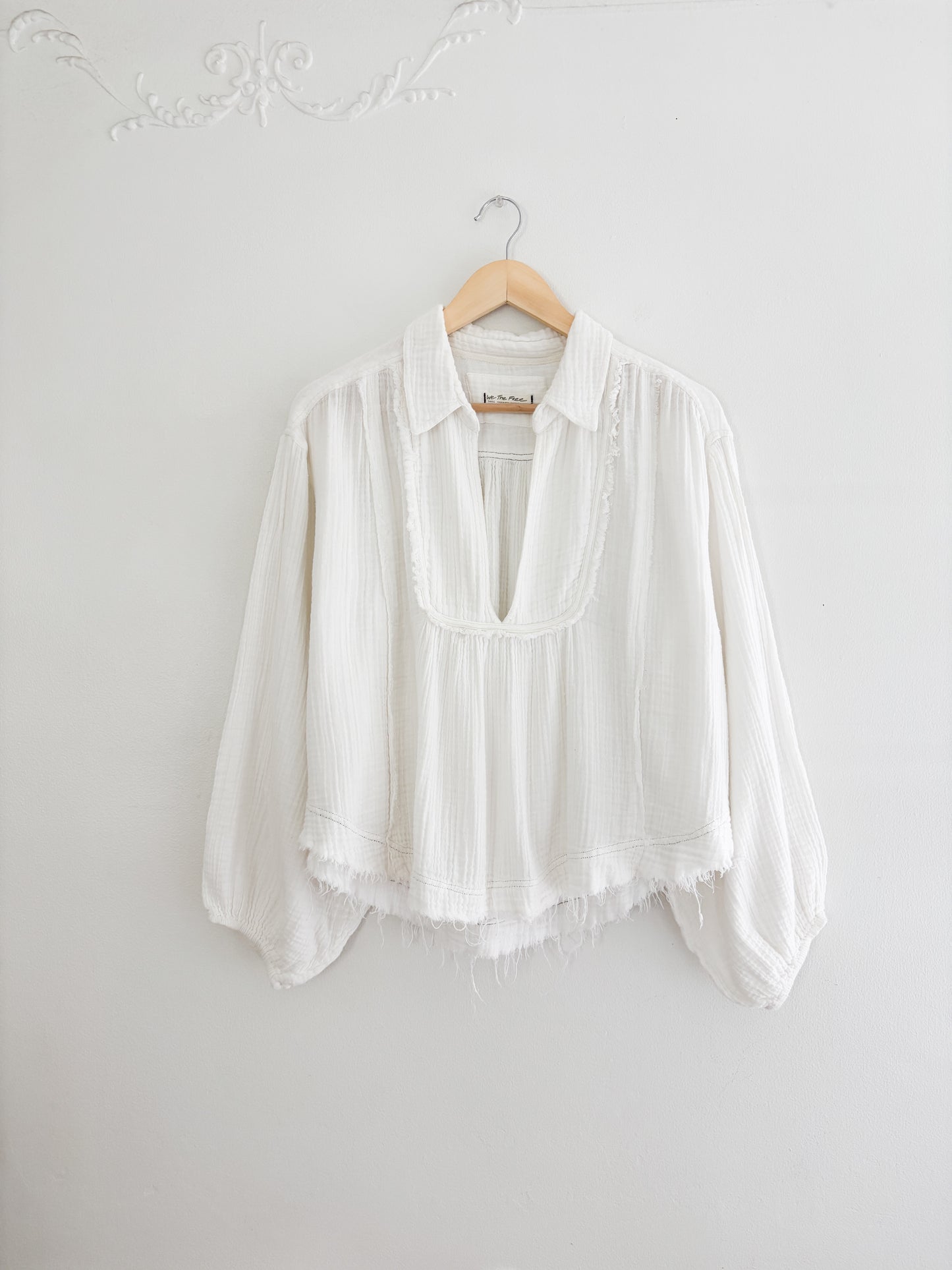 Free People Cozy Dreams Pullover Blouse (S)