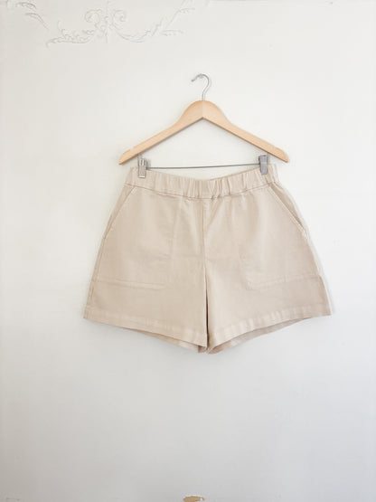 Everlane Cream Easy Shorts (L)