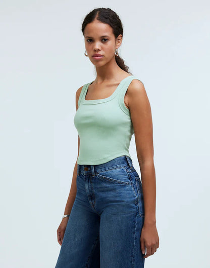 Madewell Ribbed Tank Top (L)
