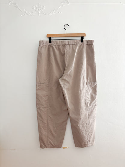 Eileen Fisher Cotton Hemp Stretch Lantern Pants (XL)