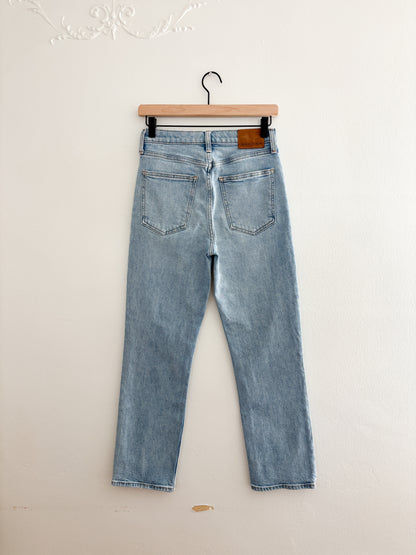 Denim Forum Arlo High Rise Straight Jeans (26)