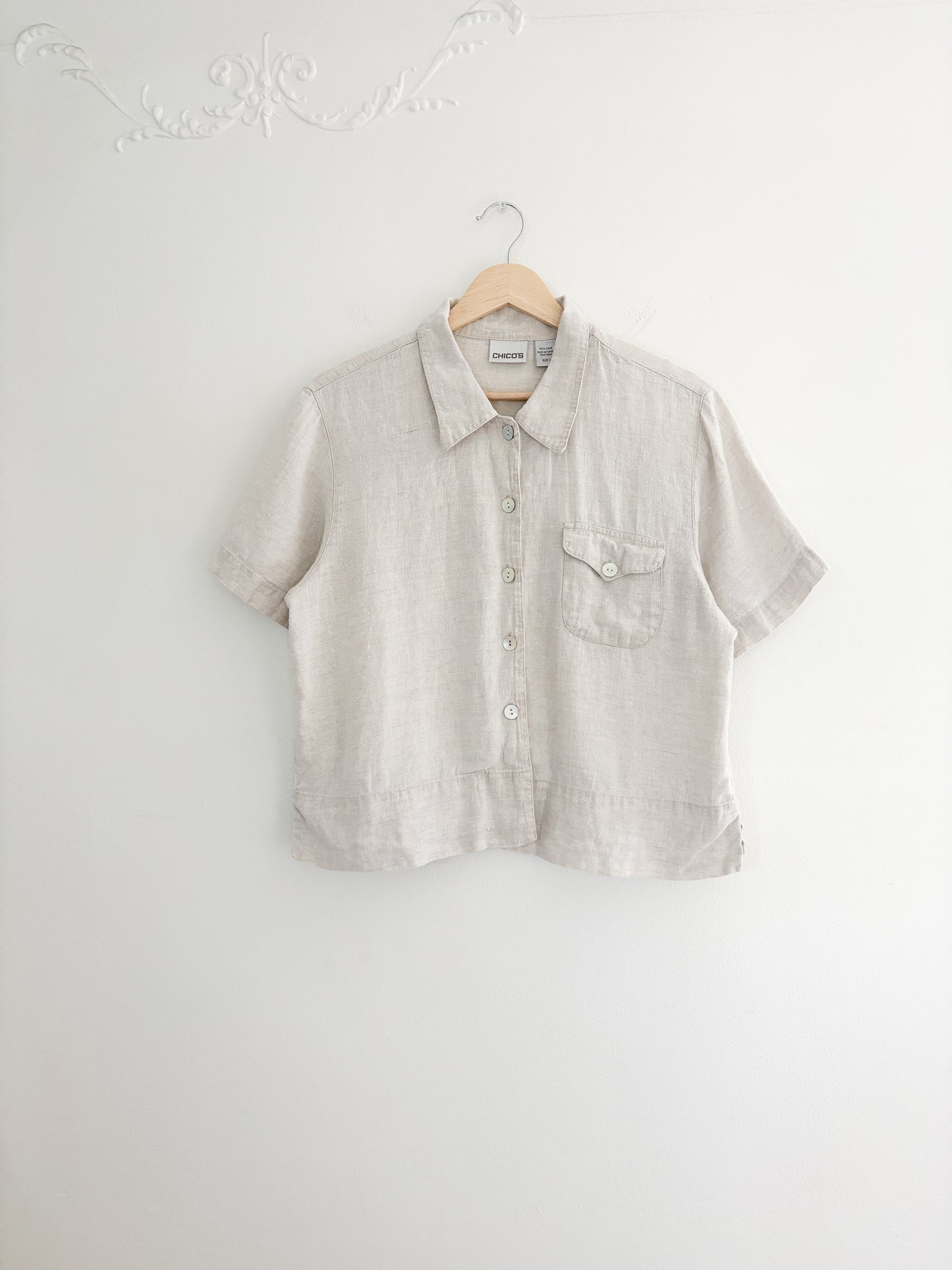 Vintage Chico’s Linen Button Up
