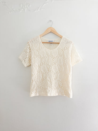 Vintage Lace Top (XL)