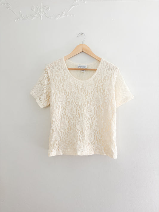 Vintage Lace Top (XL)