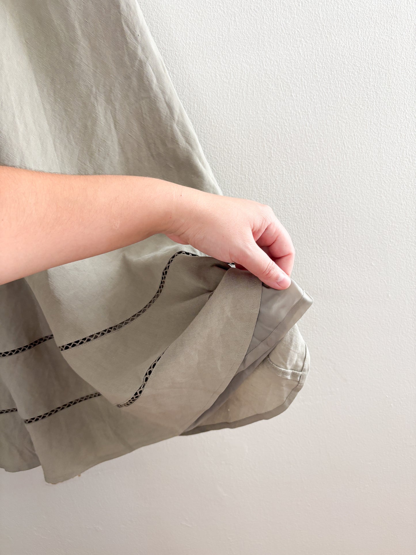 Nwot Silk Blend Skirt