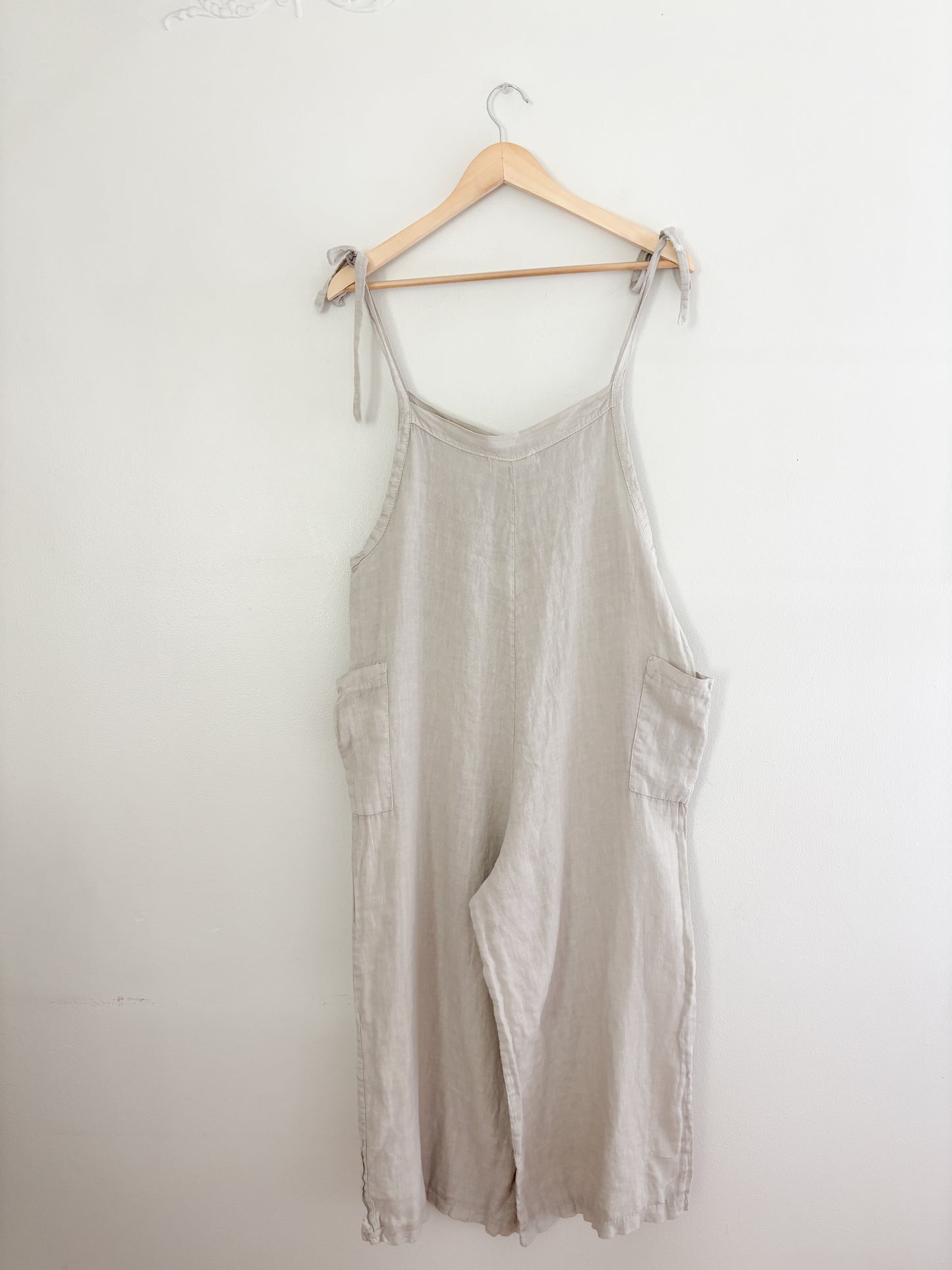 Linen Overall Jumpsuit (OS)