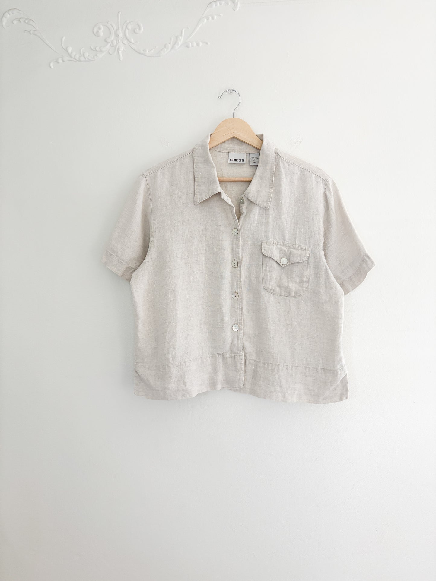 Vintage Chico’s Linen Button Up