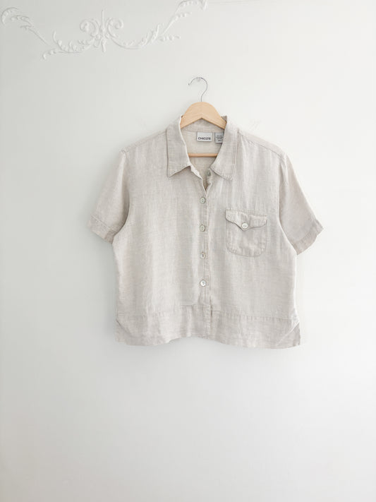 Vintage Chico’s Linen Button Up
