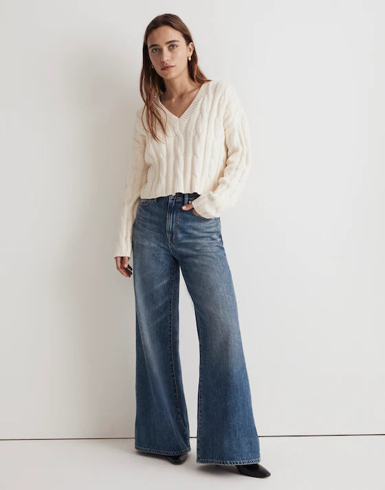 Madewell Cable Knit Sweater (XL)