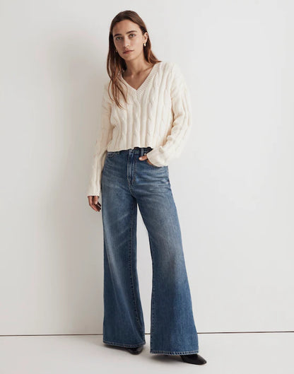 Madewell Cable Knit Sweater (XL)