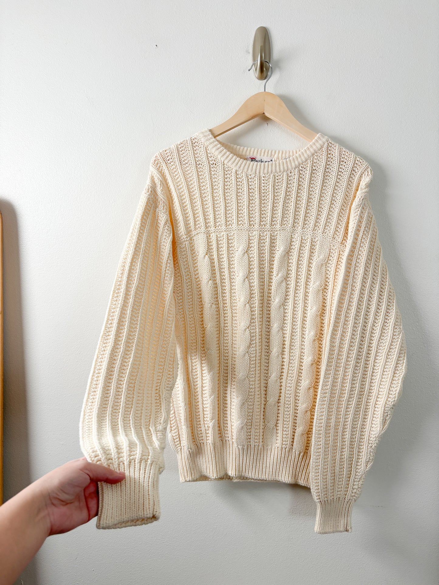 Vintage Cable Knit Sweater