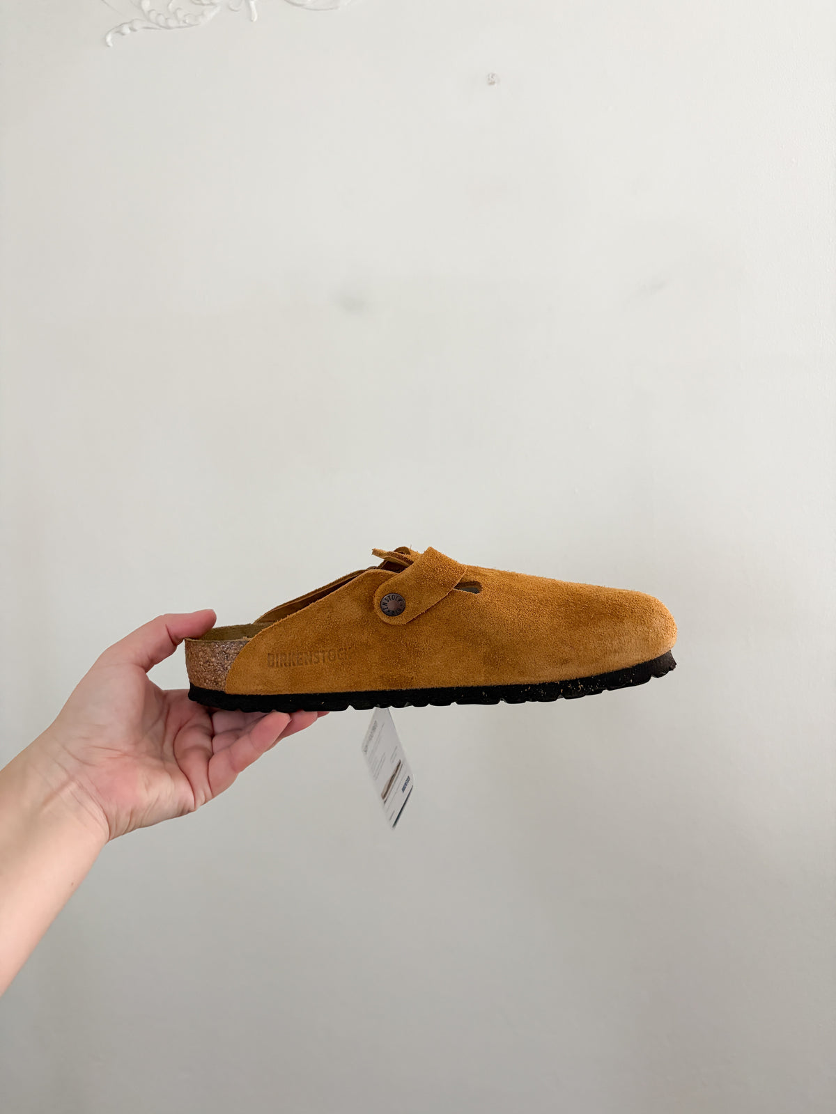 NWT Birkenstock Boston Suede Clogs