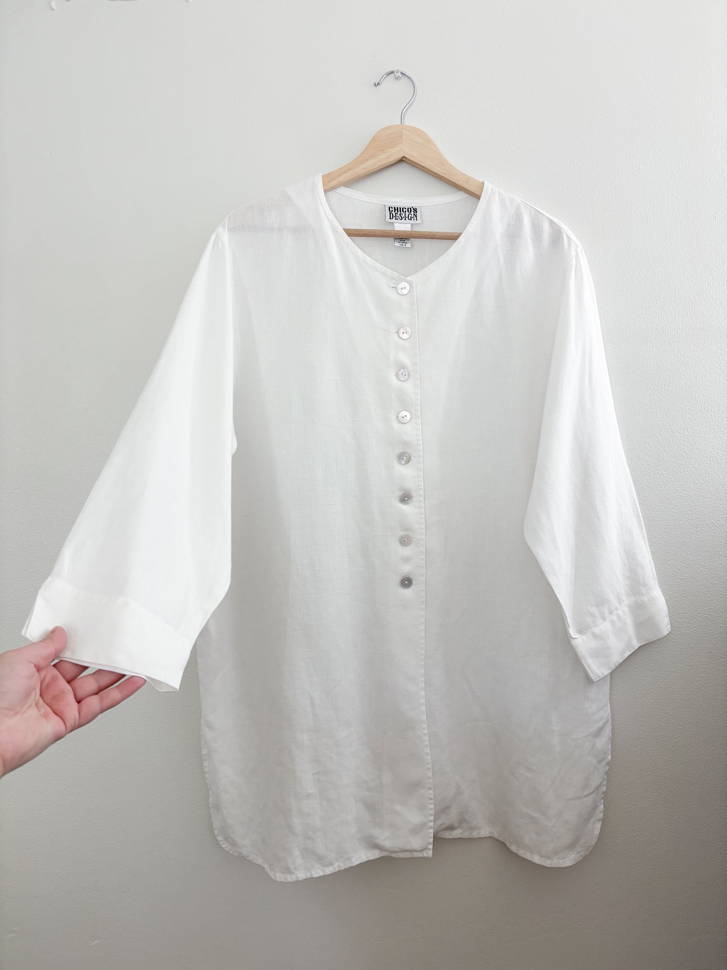Vintage Chico’s Linen tunic (L)